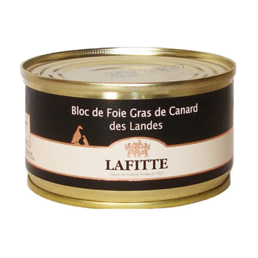 Comprar Bloc de foie gras de pato Lafitte 130 gramos lata Calidad Gourmet